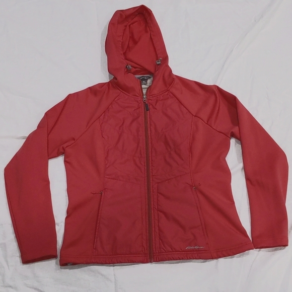 Eddie Bauer Jackets & Blazers - 3/$30 Eddie Bauer full zip soft shell hooded jacket XL red
